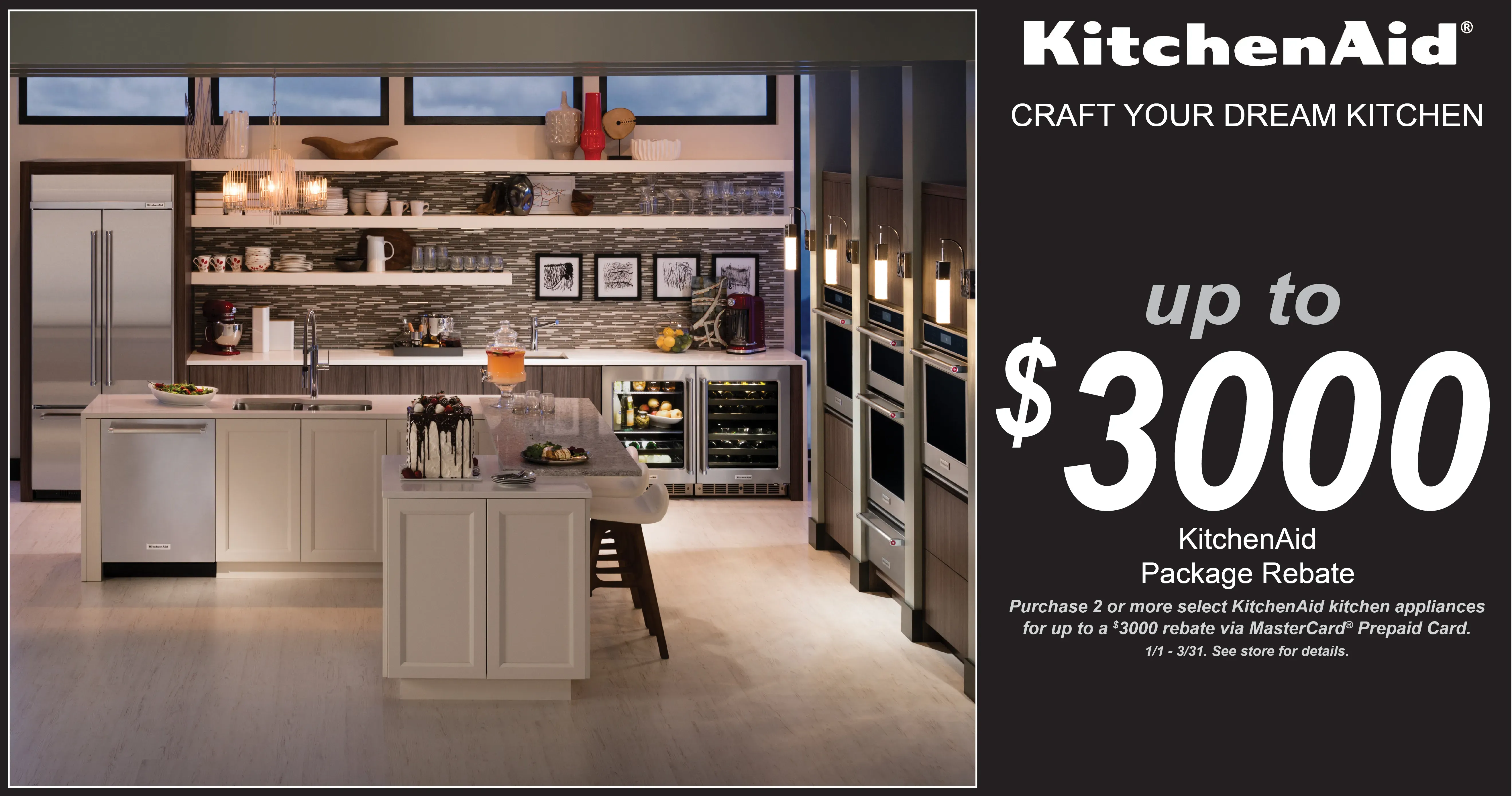 KitchenAid $3000 reg